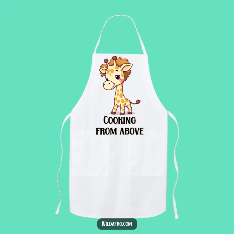 Kitchen Fun Giraffe Afro Tail Apron - Cook with Giggles and This Funny Gift!