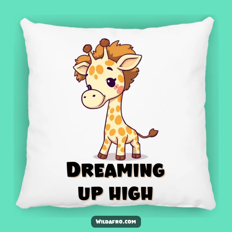 Comfy Giraffe Afro Tail Pillow - Snuggle with This Funny Swinging Friend!