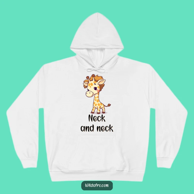 Cozy Giraffe Afro Tail Hoodie - Stay Warm and Giggle with This Funny Gift!