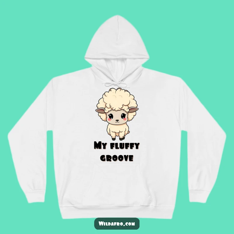 Funny Sheep Afro Hoodie - Cozy & Adorable Fun Gift