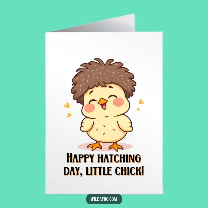 Free Printable Chick Birthday Card: Funny Downloadable Gift for Chirpy Celebrations!