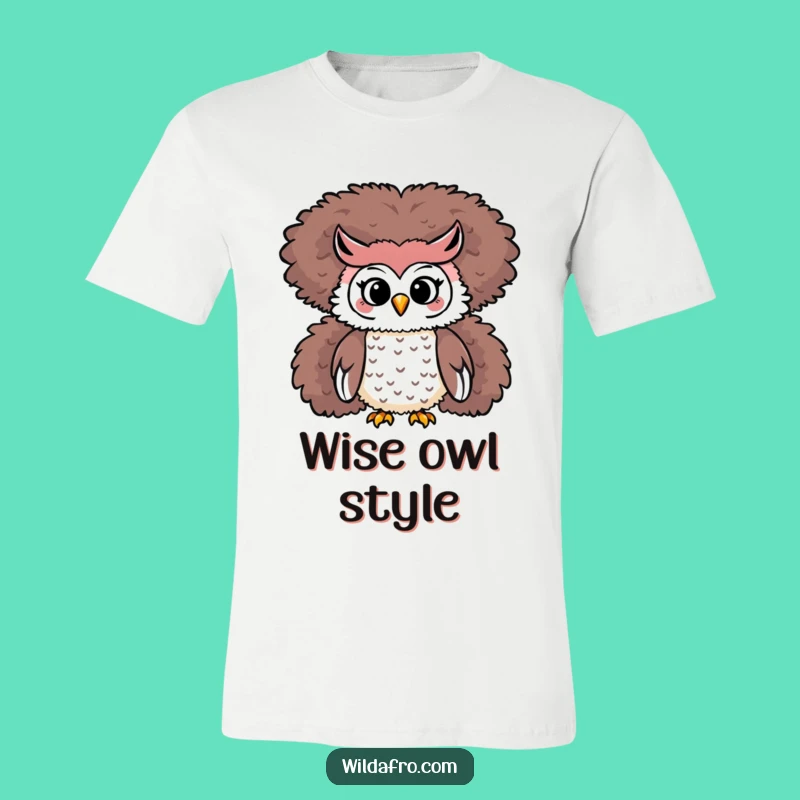 Funny Owl Afro T-Shirt: Playful Character On Top Gift